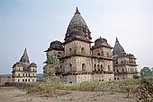 Orchha - Royal Chattris (cenotaphs)